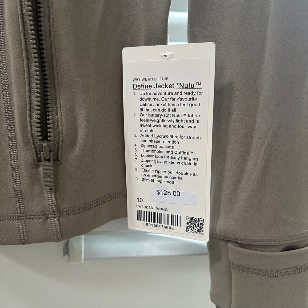 NWT lululemon athletica Define jacket Nulu 10 - Picture 5 of 7